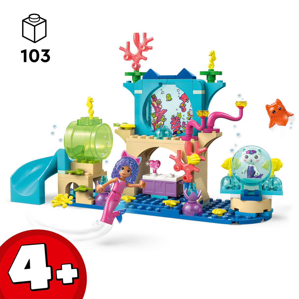 LEGO Gabby`s Dollhouse Merineitsi Gabby akvaariumiseiklus 11204L