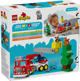 LEGO DUPLO Tuletõrjeauto vooliku ja tuletõrjujaga 10473L