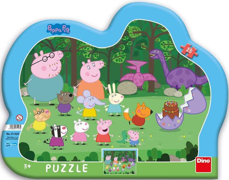 Dino siluett plaatpusle 25 tk Põrsas Peppa 31143D