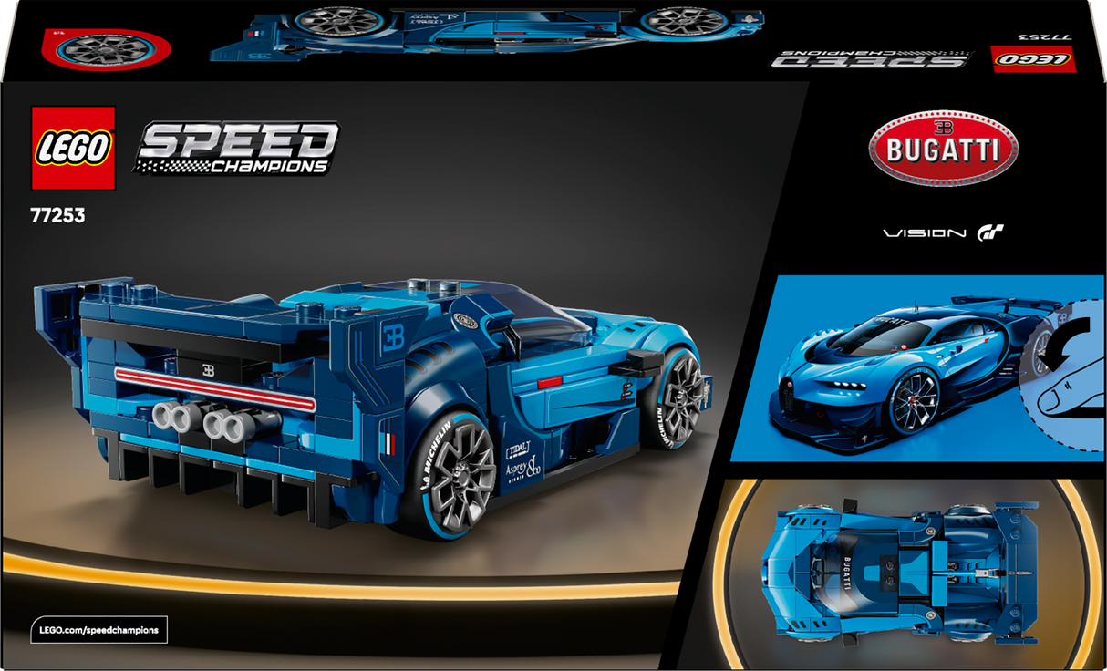 LEGO Speed Champions Bugatti Vision GT hüpersportauto 77253L