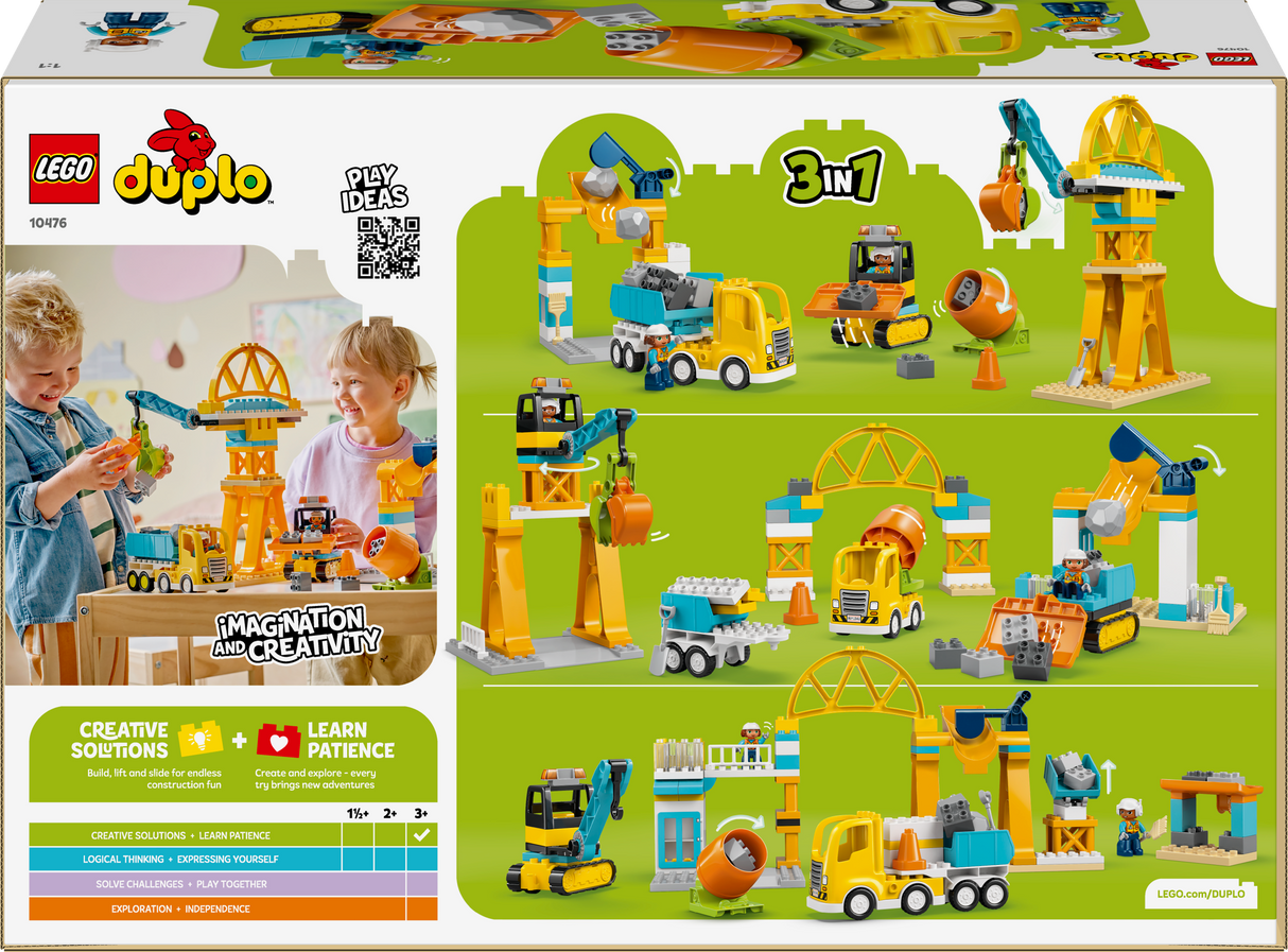 LEGO DUPLO Kolm ühes ehitusplats ja -masinad 10476L