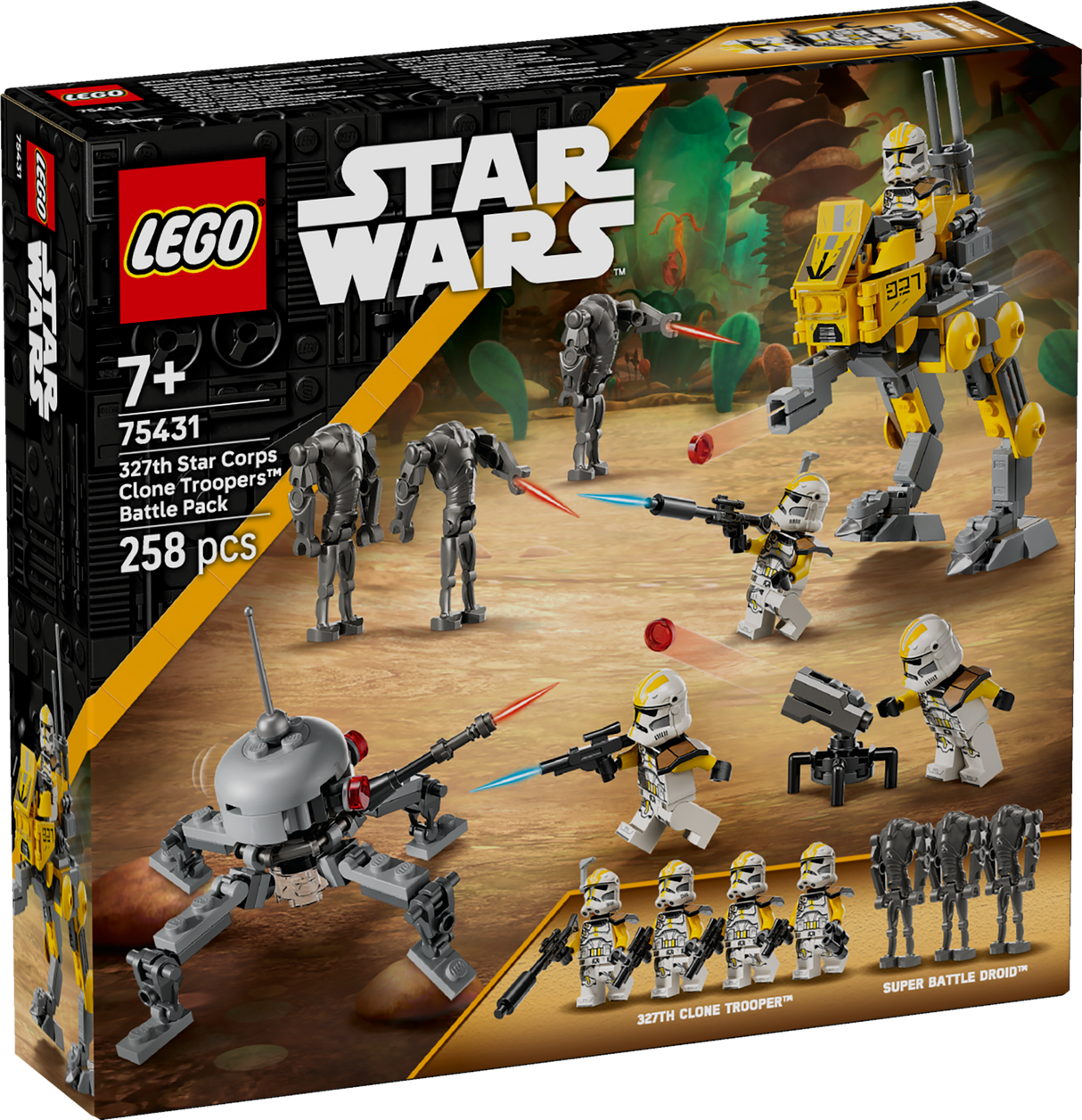 LEGO Star Wars 327.tähekorpuse kloonsõdalaste lahingukomplekt 75431L