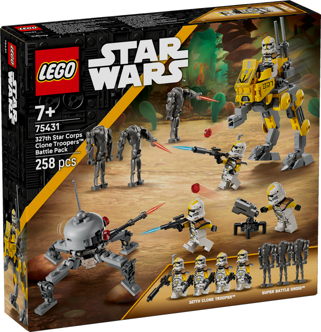 LEGO Star Wars 327.tähekorpuse kloonsõdalaste lahingukomplekt 75431L