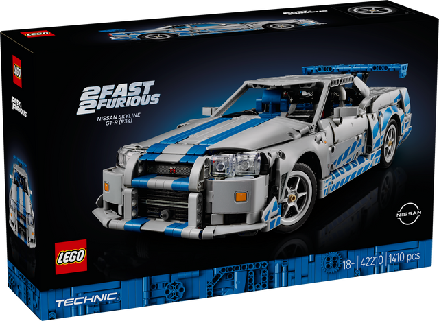 LEGO Technic 2 Fast 2 Furious Nissan Skyline GT-R (R34) auto
 42210L