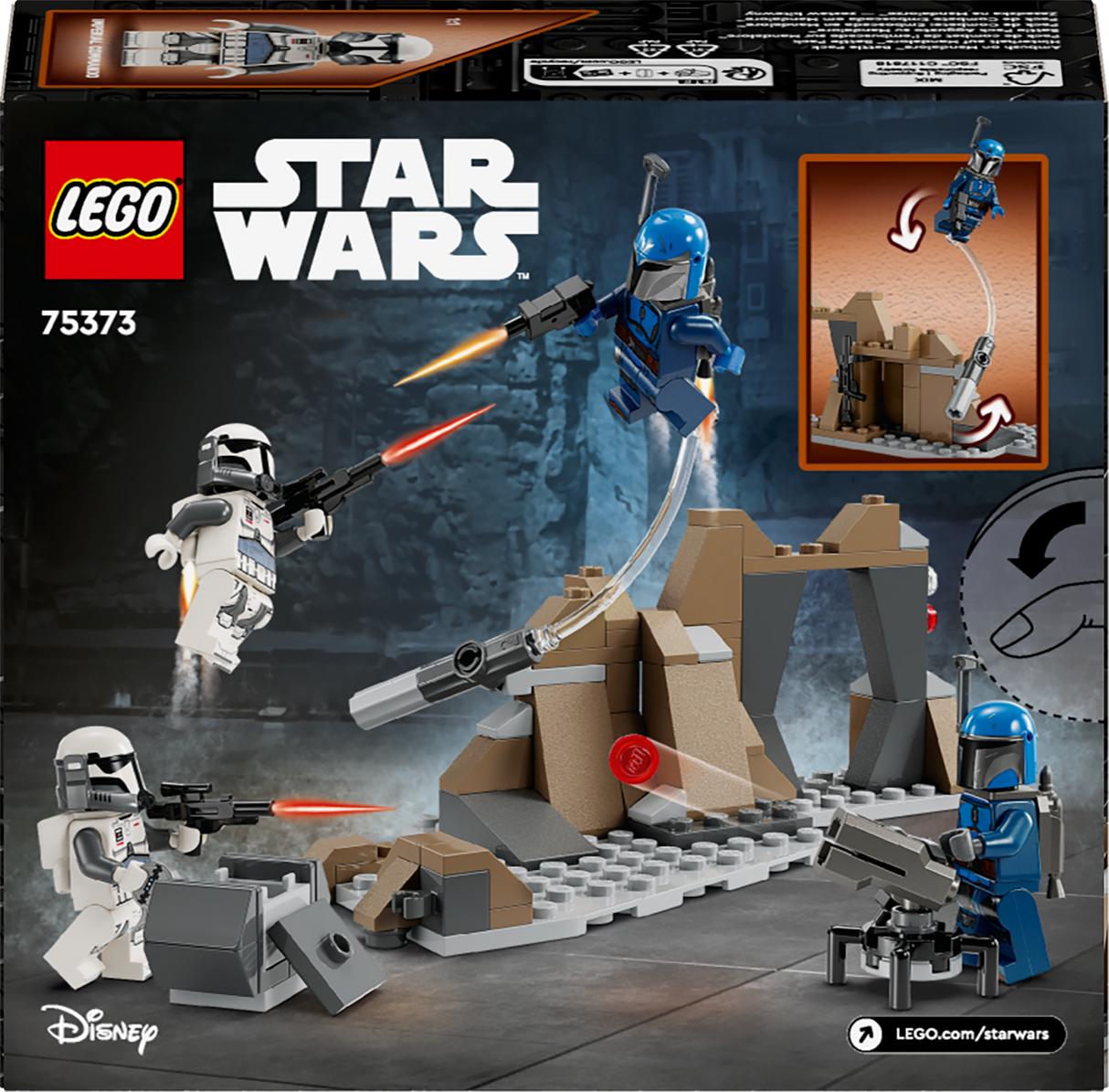 LEGO Star Wars Mandalorei varitsemise lahingukomplekt 75373L