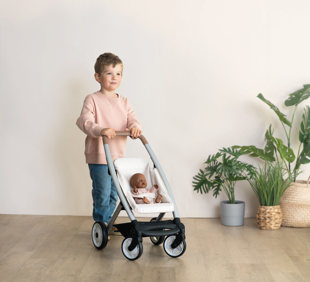 Smoby Maxi-Cosi  kolm-ühes nukuvankri komplekt  – beež 253122S