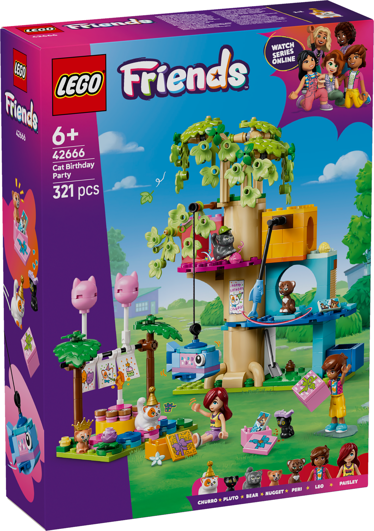 LEGO Friends Kassi sünnipäevapidu ja puuonn 42666L