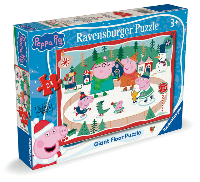 Ravensburger pusle 24 tk: Põrsas Peppa uisutamas 12004186V