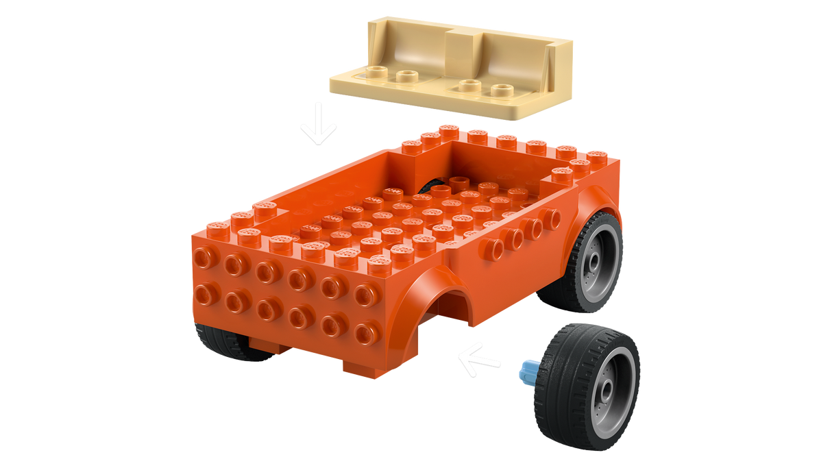 LEGO 4PLUS Bluey ranna- ja autoreis perega 11202L