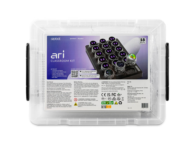 Ozobot Ari roboti klassikomplekt 18 tk OZO-51801ARI