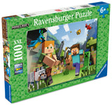 Ravensburger pusle 100 tk: Minecrafti Steve ja Alex 12004176V