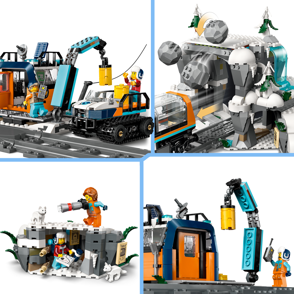 LEGO City Maadeavastajate arktika ekspressrong
 60470L