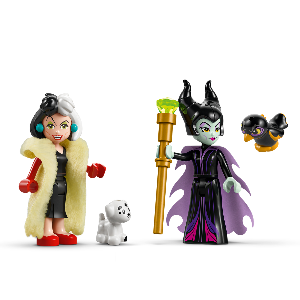 LEGO Disney Maleficenti ja Cruella De Vili kleidid 43262L