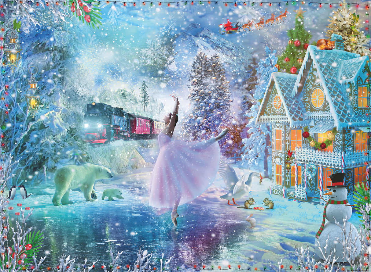 Ravensburger pusle 300 tk: talvine imedemaa 132997V