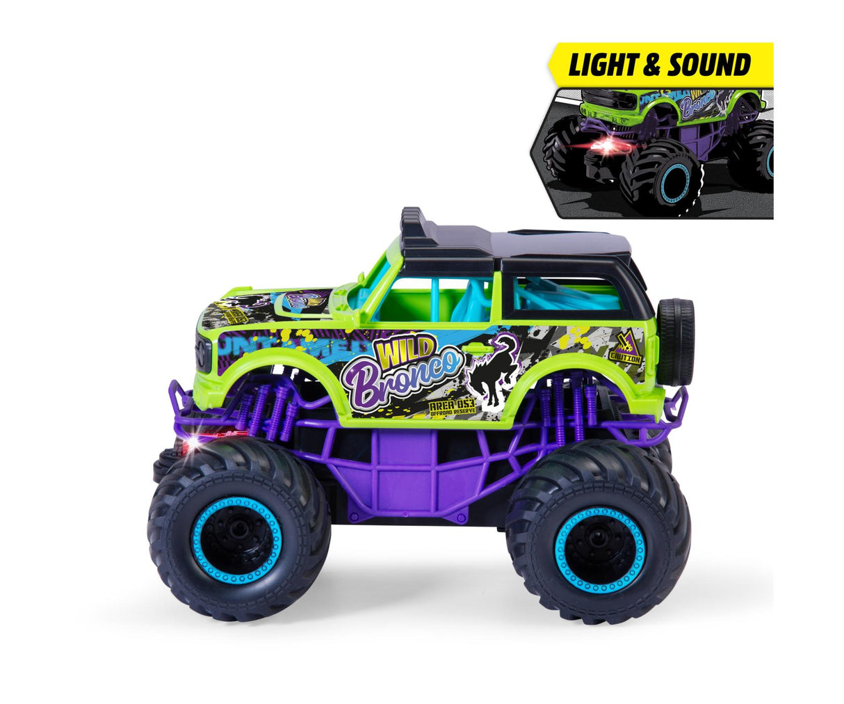 Dickie Toys metsik Bronco monsterauto 203764026B