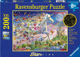 Ravensburger pimedas helendav pusle 200 tk: Muinasjutumaa 12000872V