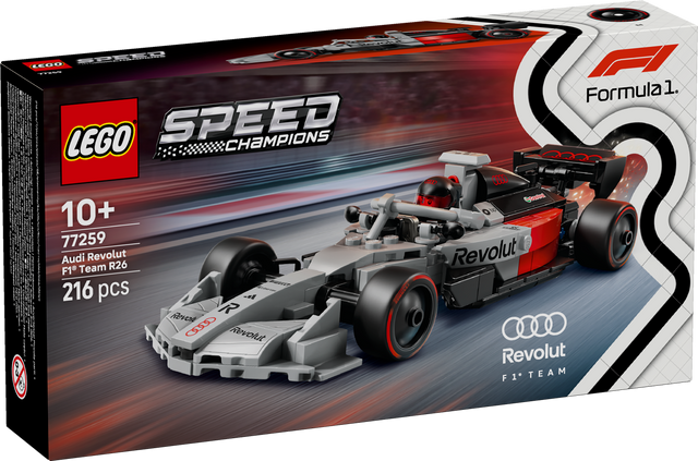 LEGO Speed Champions Audi Revolut F1 Team R26 võidusõiduauto 77259L