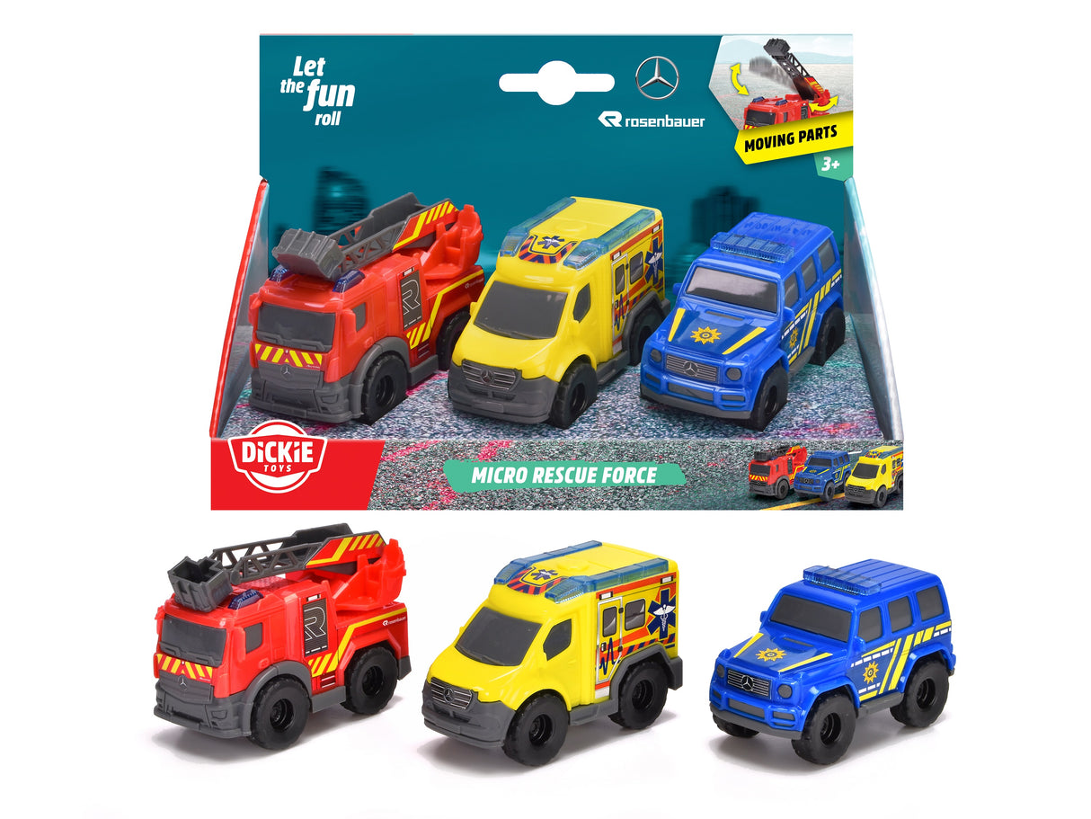 Dickie Toys mikropäästeautode komplekt 203712029B