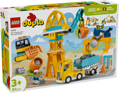 LEGO DUPLO Kolm ühes ehitusplats ja -masinad 10476L