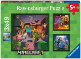 Ravenburgeri pusle 3x49 tk Minecraft 056217V