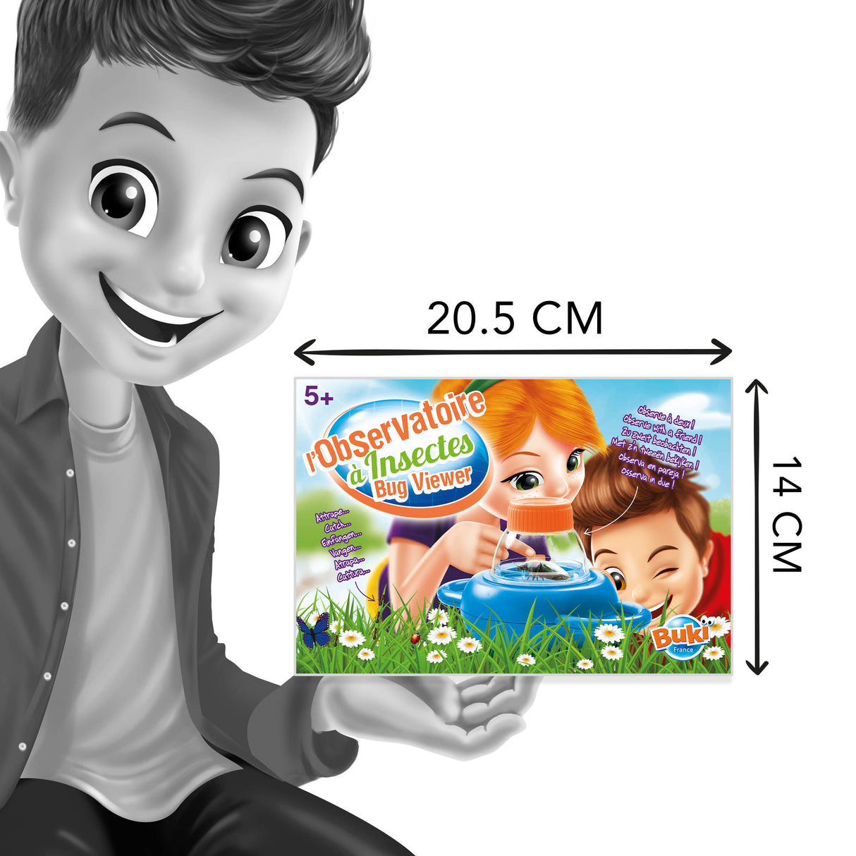 Buki putukavaatluse komplekt - luup BL010I