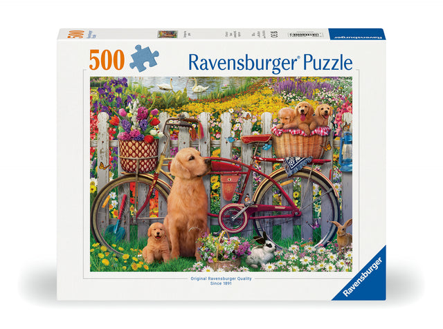 Ravensburger pusle 500 tk: armsad koerad aias 12000209V