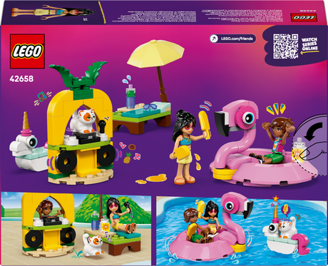 LEGO Friends Ükssarviku ja flamingo basseinipidu 42658L