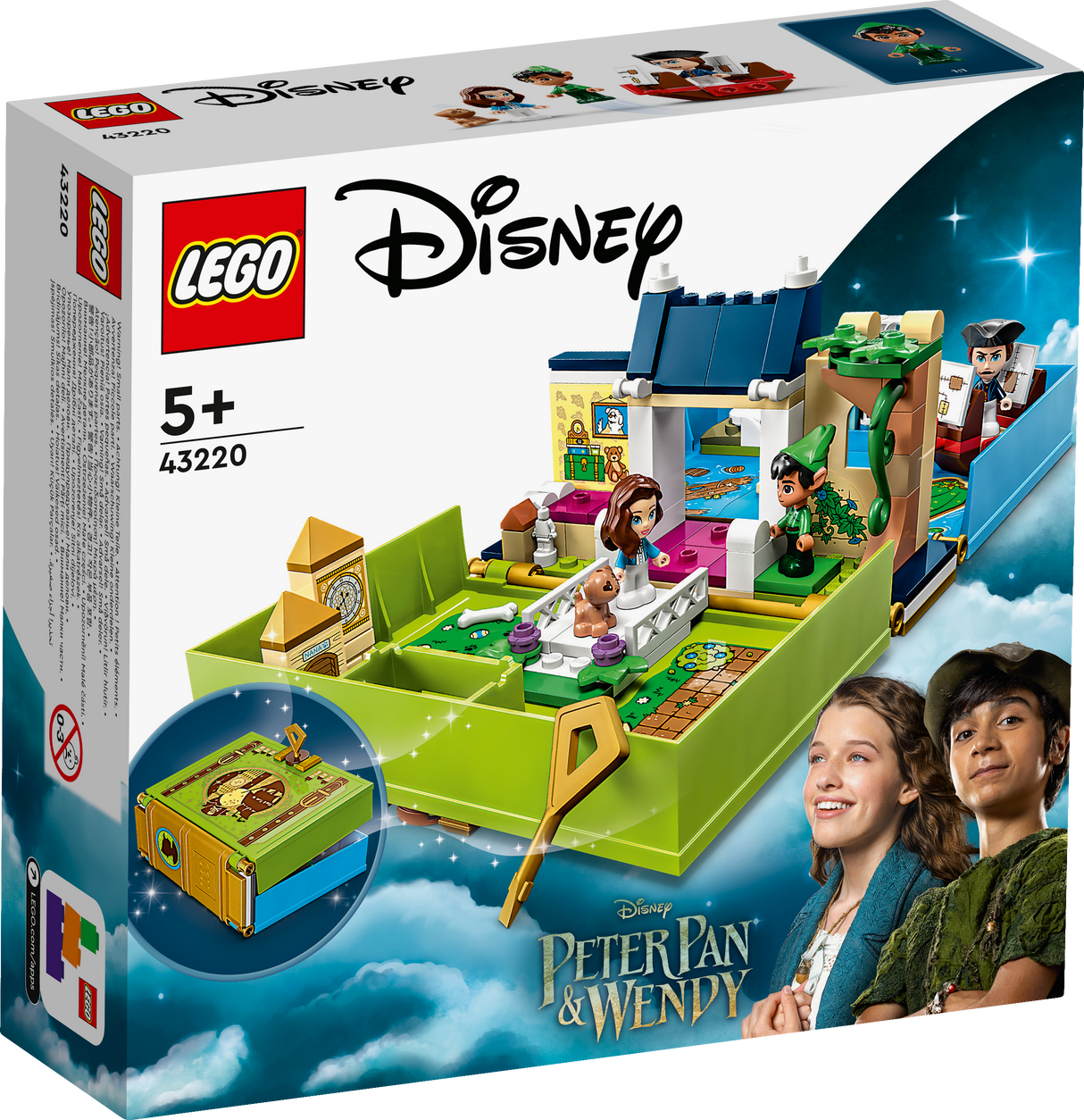 LEGO Disney Peeter Paani ja Wendy juturaamatu seiklused 43220L