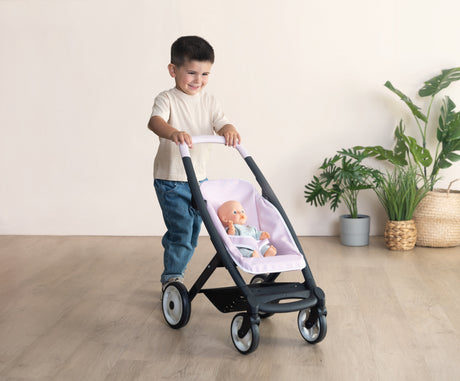 Smoby Maxi-Cosi kolm-ühes nukuvankri komplekt - roosa 253121S