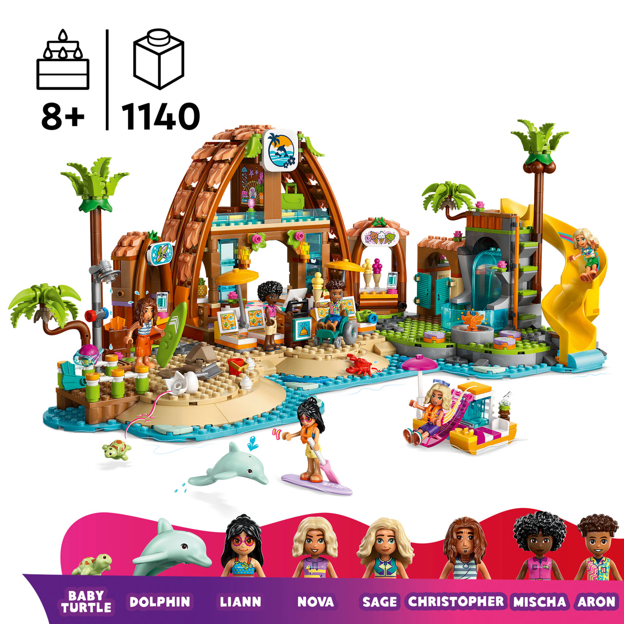 LEGO Friends Perepuhkuse rannakuurort
 42673L