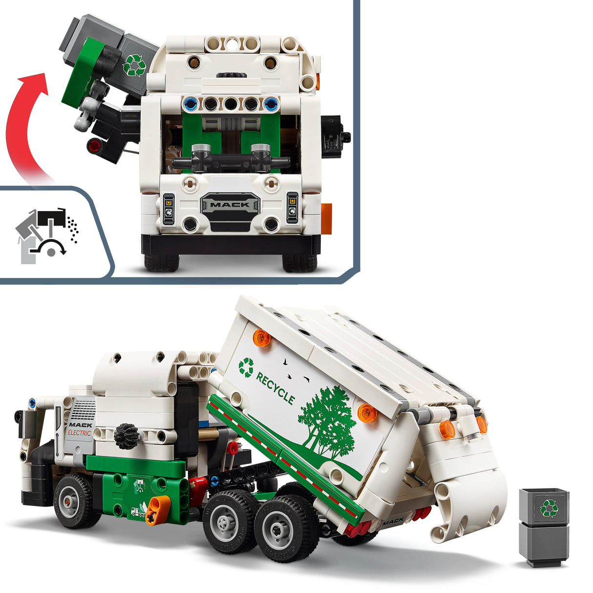 LEGO Technic Prügiveoauto Mack Lr Electric 42167L