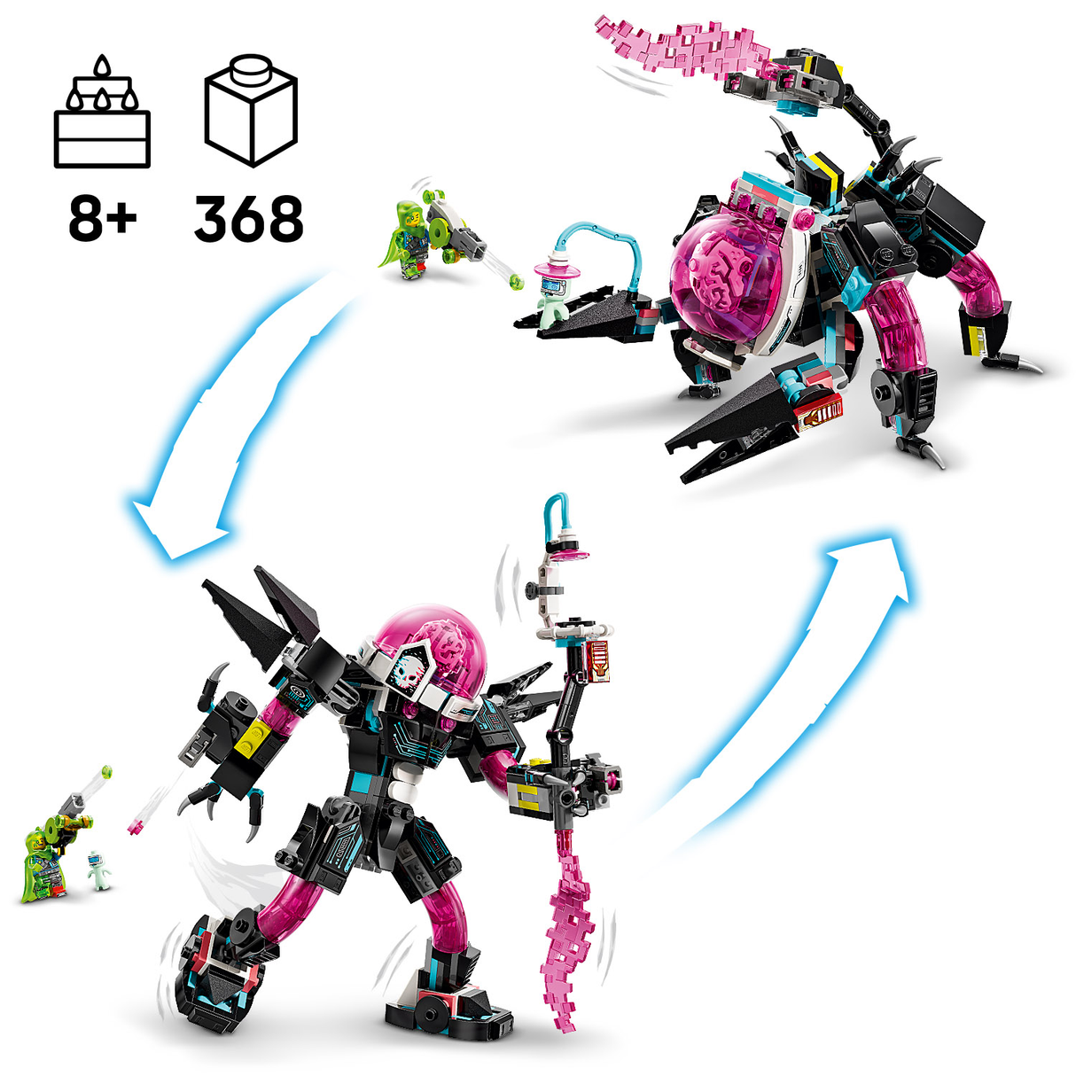 LEGO Dreamzzz Mateo vs. küberaju robot 71495L