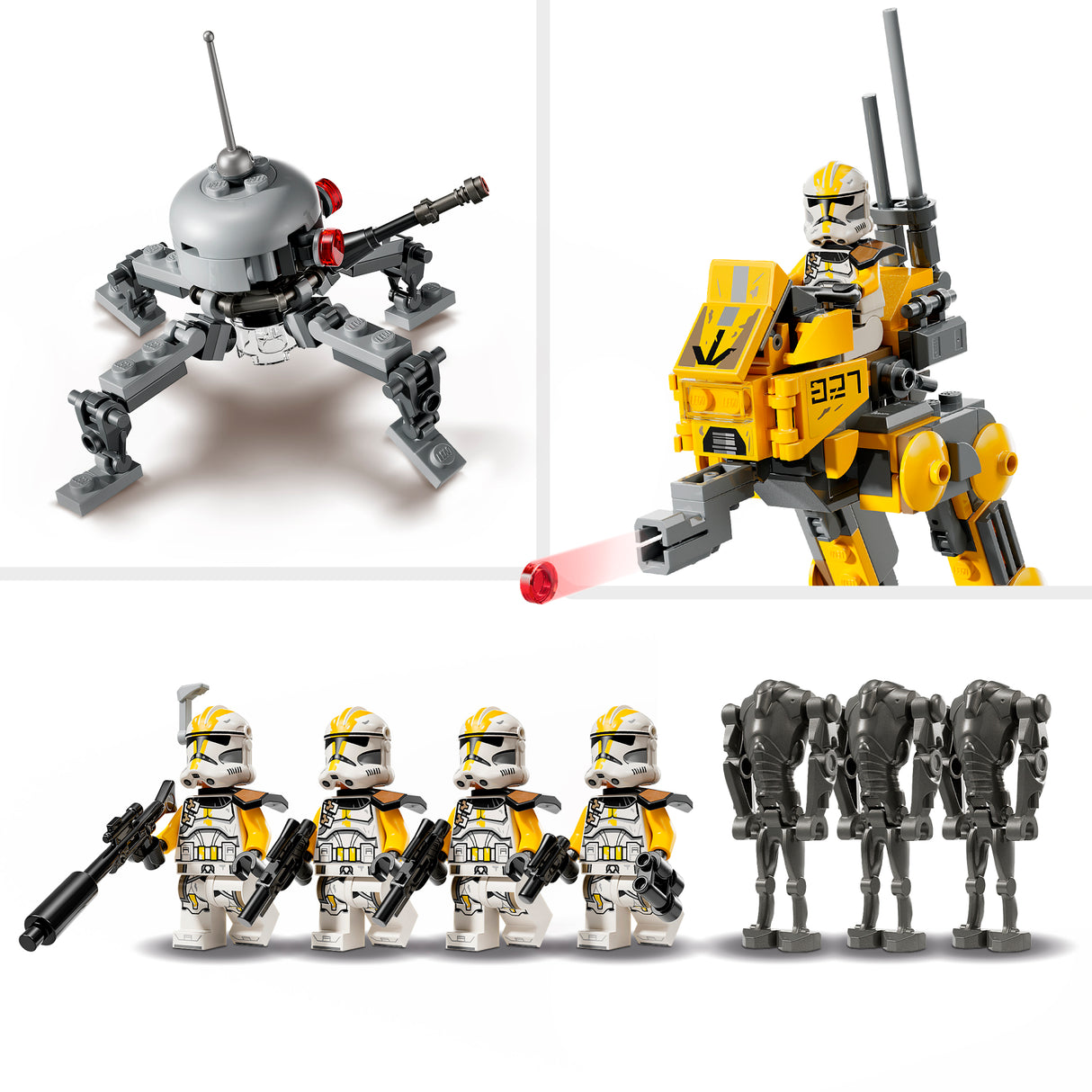 LEGO Star Wars 327.tähekorpuse kloonsõdalaste lahingukomplekt 75431L