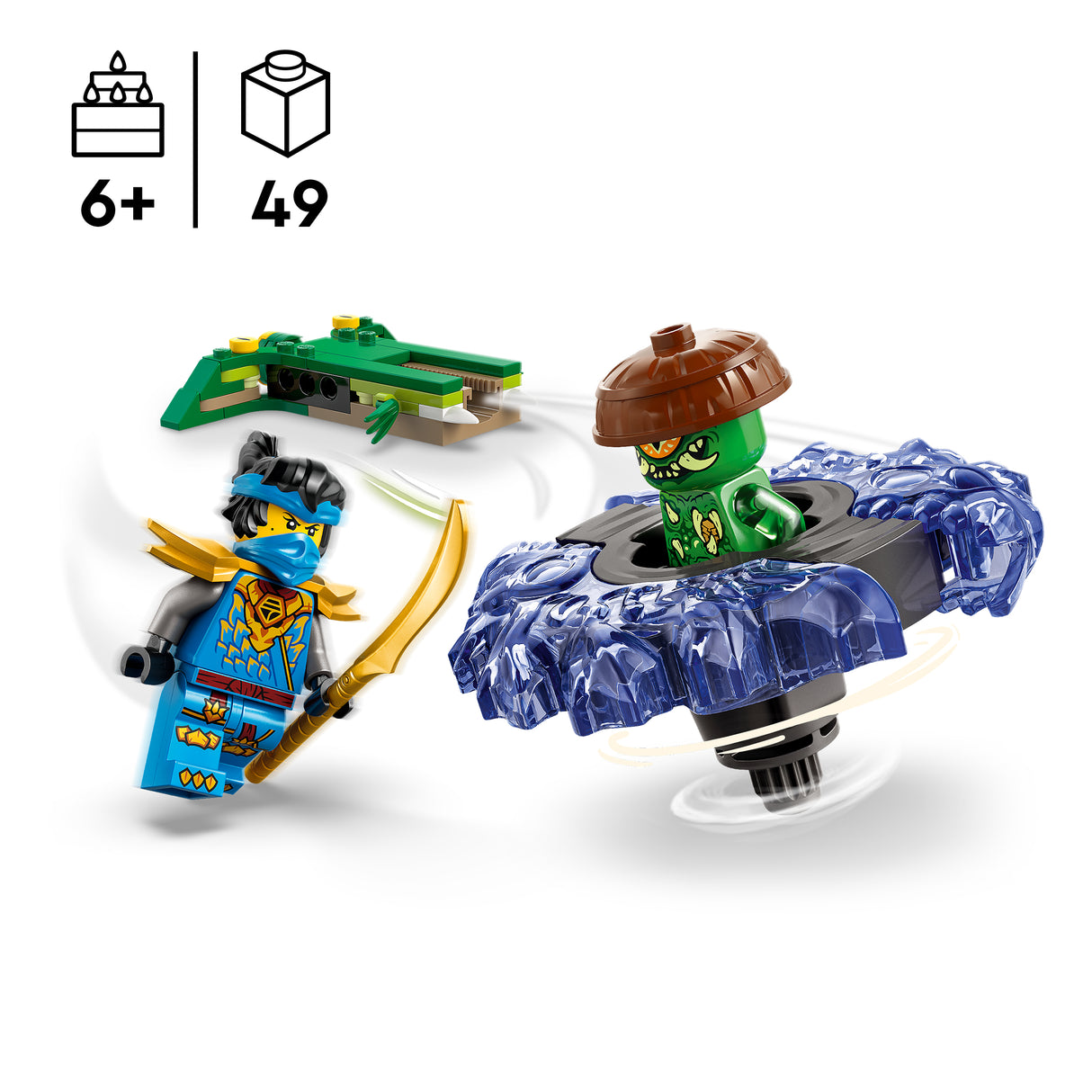 LEGO Ninjago Nya vs. Mutantkoletise spinner 71849L