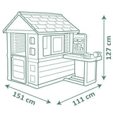 Smoby mängumaja Nature töökojaga 810742S
