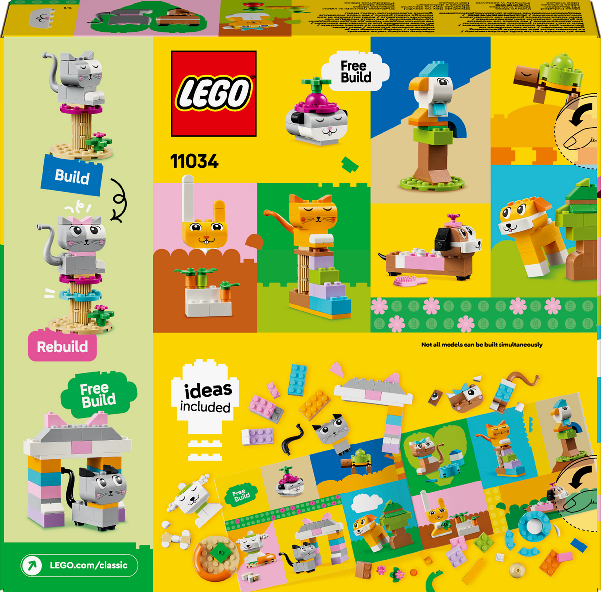 LEGO Classic Loomingulised lemmikloomad 11034L