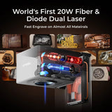 xTool F1 Ultra 20W kiud- ja dioodlasergraveerija hariduskomplekt P5010383-EDU
