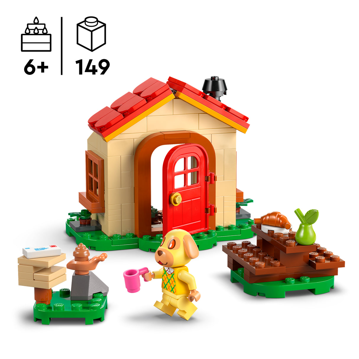 LEGO Animal Crossing Goldie hubane maja 77058L