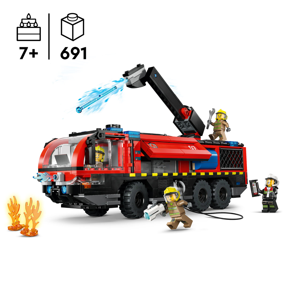 LEGO City Lennuvälja tuletõrjeauto 60499L