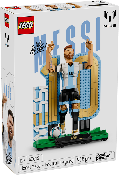 LEGO Editions Lionel Messi – jalgpallilegend 43015L