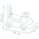 Smoby pealeistutav auto Little 140503S