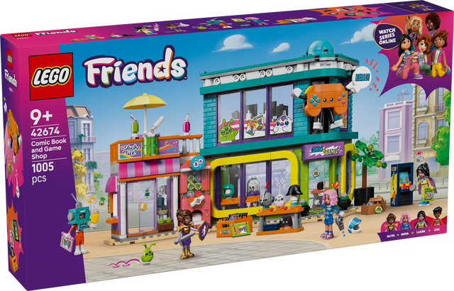LEGO Friends Koomiksite ja mängude pood 42674L