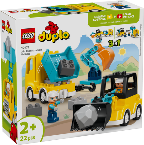 LEGO DUPLO Kolm ühes ehitusmasinad 10475L