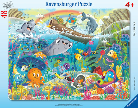 Ravensburger plaatpusle 48 tk: rõõmsad mereloomad 12004156V
