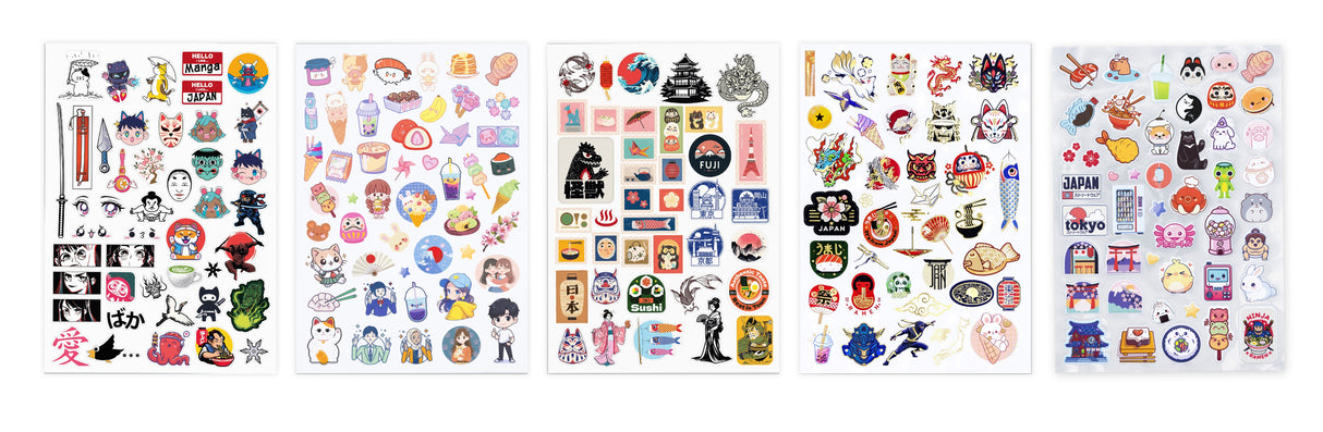 Buki kleebiste komplekt - manga FK021I