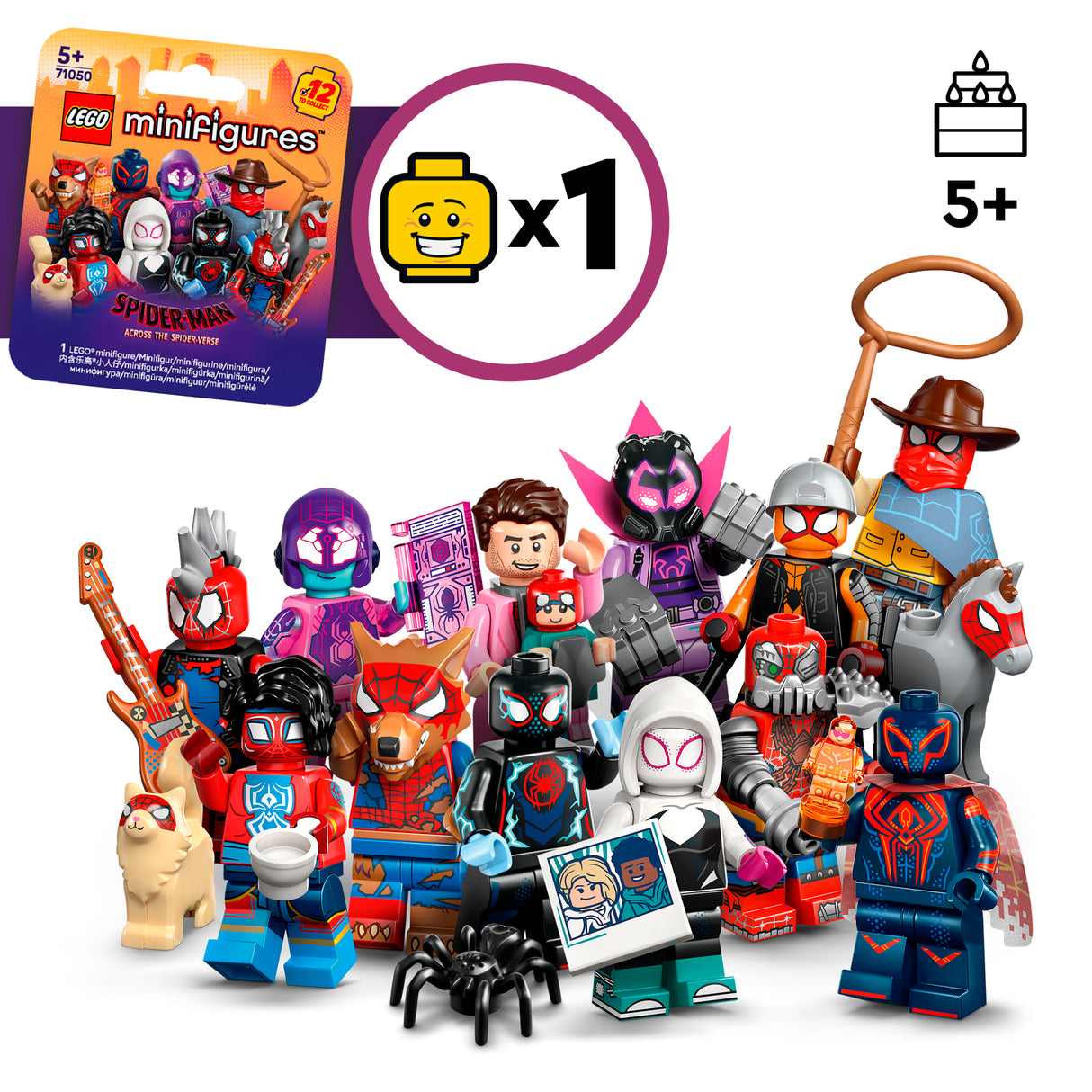 LEGO Minifiguurid Marvel Spider-Man: Across Spider-Verse 71050L