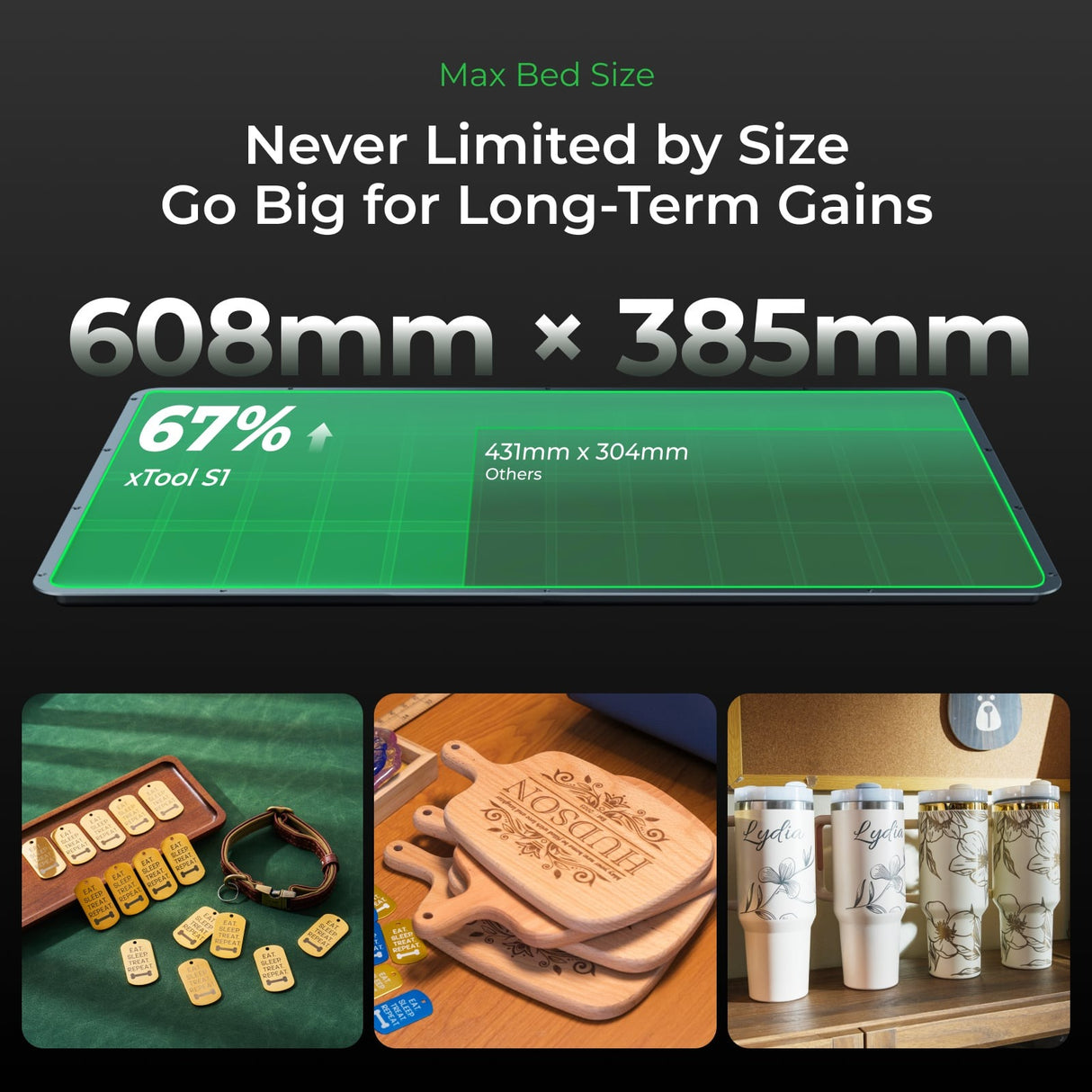 xTool S1 40W dioodlaserlõikuri põhikomplekt: Klass 1 P1030509