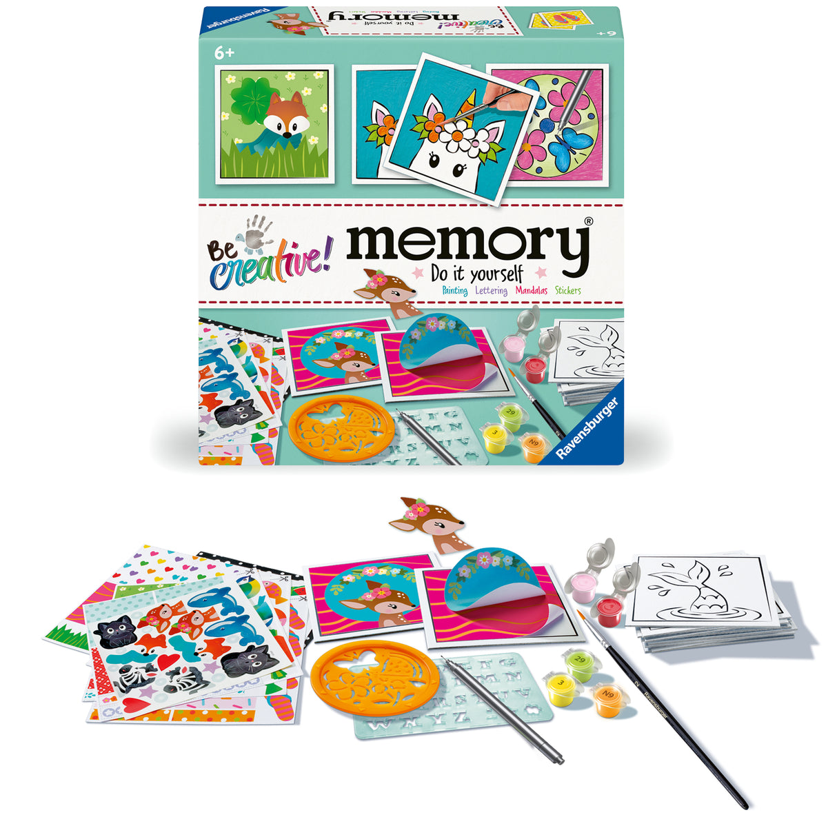 Ravensburger lauamäng: tee ise memory 23962U
