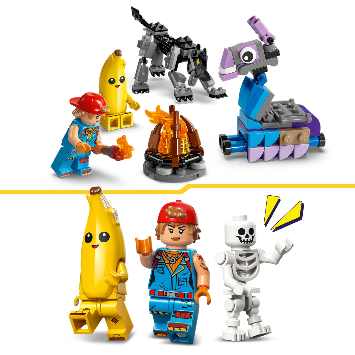 LEGO Fortnite Peely ja sparkplugi laager 77075L