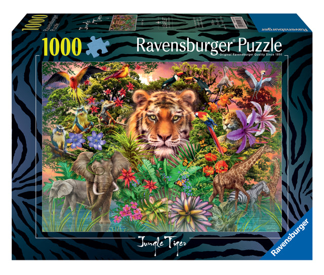 Ravensburger pusle 1000 tk: tiiger džunglis 12001273V